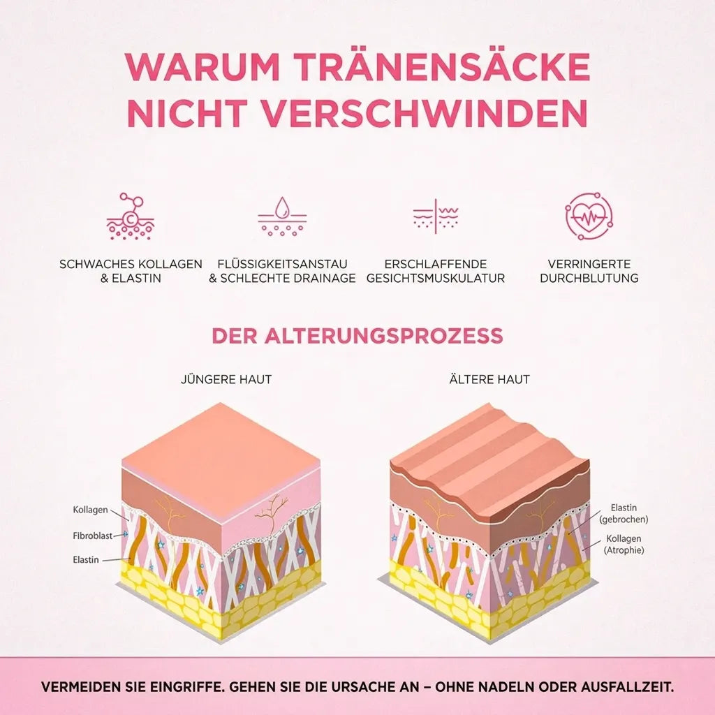 LuminEyes® 2-in-1 Rotlicht-Therapie + EMS Um Tränensäcke Loszuwerden