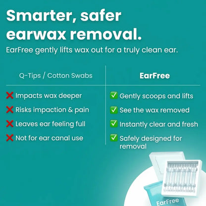 EarFree Cleaning Sticks - Stop Pushing, Start Removing