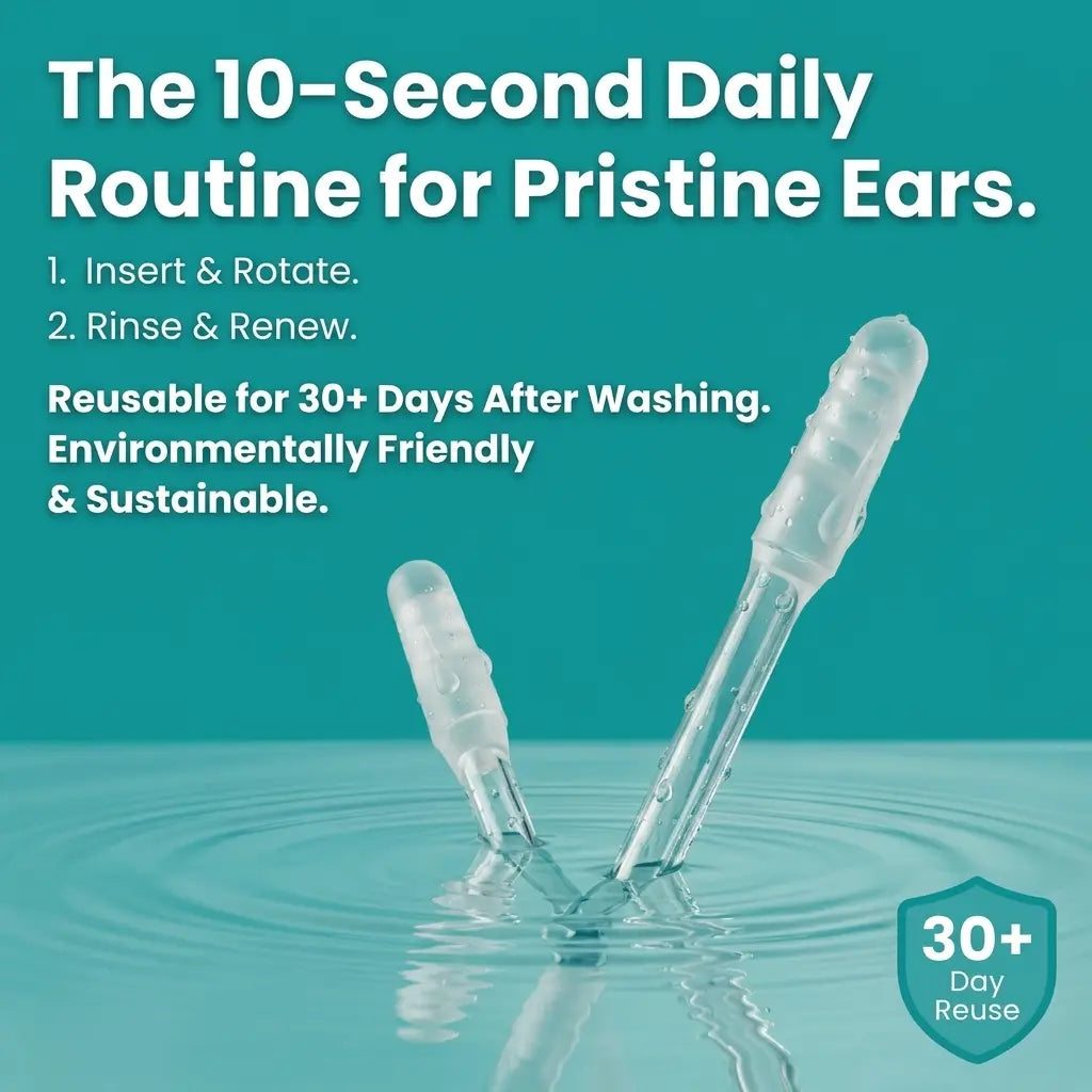 EarFree Cleaning Sticks - Stop Pushing, Start Removing